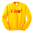 bluza CIAO bella salvador dali maska z nadrukiem dom żólta.png