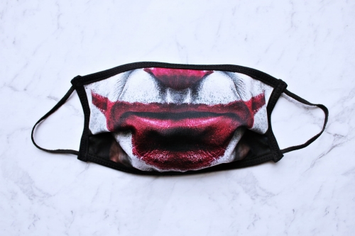 MASECZKA FULLPRINT NA TWARZ WIELORAZOWA Z NADRUKIEM JOKER uśmiech