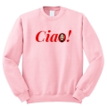 bluza CIAO bella salvador dali maska z nadrukiem dom pudrowy przod.jpg
