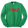 bluza CIAO bella salvador dali maska z nadrukiem dom zielony przod.jpg