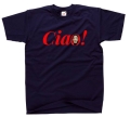 koszulka z nadrukiem CIAO bella maska dali granat przod.jpg