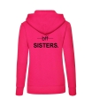bluza z kapturem damska BFF SISTERS dla przyjaciółek przyjaciółki fuksja tyl.jpg