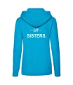 bluza z kapturem damska BFF SISTERS dla przyjaciółek przyjaciółki lazur tyl.jpg