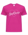 GIRL GANG koszulka z nadrukiem fuksja przod.jpg