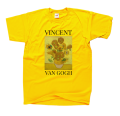 koszulka z nadrukiem SŁONECZNIKI VAN GOGHA vincent van gogh obraz żółta.png