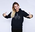 i believe in unicorns bluza kaptur czarna zdjęcie.JPG