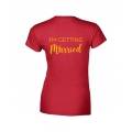 koszulka damska I'M GETTING MARRIED na wieczór panieński dla panny młodej czerwony tyl.jpg