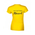 koszulka damska I'M GETTING MARRIED na wieczór panieński dla panny młodej slonecznik tyl.jpg