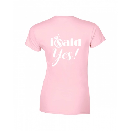 KOSZULKA DAMSKA I SAID YES! NA WIECZÓR PANIEŃSKI DLA PANNY MŁODEJ BLUZKA