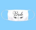 bawełniana maseczka z nadrukiem bride na ślub biała .jpg