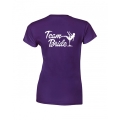 damska bawełniana koszulka z nadrukiem na wieczór panieński fiolet tyl.jpg
