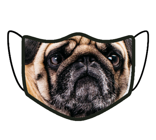 MASECZKA FULLPRINT PYSZCZEK PIESKA BULLDOG OCHRONNA WIELORAZOWA NA TWARZ