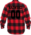 koszula flanelowa nazwisko numer z własnym nadrukiem czerwona.jpg
