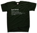 koszulka BEST FRIEND NOUN definicja dla przyjaciółki przyjaciela best friends bff prezent z nadrukiem napisami butelkowozielona.png