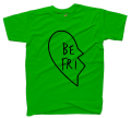 koszulka BEST FRIEND serce połówka half heart dla przyjaciółki  best friends bff prezent z nadrukiem napisami zielona.png