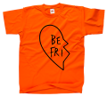 koszulka BEST FRIEND serce połówka half heart dla przyjaciółki  best friends bff prezent z nadrukiem napisami pomarańćzowa.png