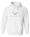 bluza z kapturem THE CREATION OF BOOK książki books książkoholicy lineart biała.png