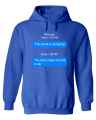 bluza z kapturem z nadrukiem THIS BOOK MAKES ME śmieszna dymki facebook beka zabawna cytat napisami niebieska.png
