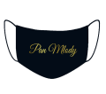 czarna maseczka  z napisem PAN MŁODY na ślub ślubna wesele bawełniana wielorazowa dwuwarstwowa antywirusowa maska ochronna na twarz na nos usta.png