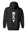 bluza męska z kapturem KING KARTA PIK dla par zakochanych dla niego walentynkowa prezent czarna.png