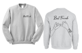 Bluza BEST FRIENDS PINKY PROMISE dla przyjaciółki przyjaciółek z nadrukiem napisami bff przyjaźni prezent szara.png