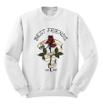 bluza BEST FRIENDS róża dla przyjaciółki przyjaciółek z nadrukiem napisami prezent bff kwiaty biała.png