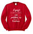 BLUZA DAMSKA Z NAPISAMI lepiej dobrze zjeść niż podobać się byle komu śmiesznym nadrukiem dla kobiet prezent czerwona.png