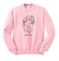 bluza z nadrukiem aesthetic DAVID dawid rzeżba lineout draw linie rysunek sztuka art pudroworóżowa.png