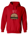 bluza z kapturem BEST friedns BURGER dla przyjaciółki przyjaciółek przyjaciół prezent pomysł bff czerwona.png