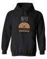 bluza z kapturem BEST friedns BURGER dla przyjaciółki przyjaciółek przyjaciół prezent pomysł bff czarna.png