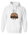 bluza z kapturem BEST friedns BURGER dla przyjaciółki przyjaciółek przyjaciół prezent pomysł bff biała.png