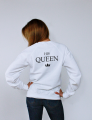 bluza HIS QUEEN dla par zakochanych dla NIEJ walentynkowa z nadrukiem napisam król biała.jpg