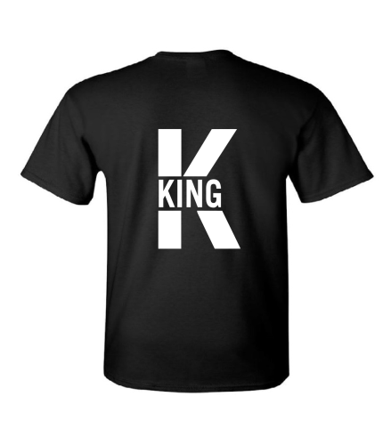 Koszulka KING K dla par zakochanych dwojga z nadrukiem napisem dla niego prezent walentynki rocznica