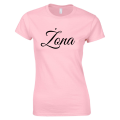 koszulka damska z napisem ŻONA dla NIEJ par zakochanych prezent walentynki rocznica napis pudroworĂłĹĽowa.png