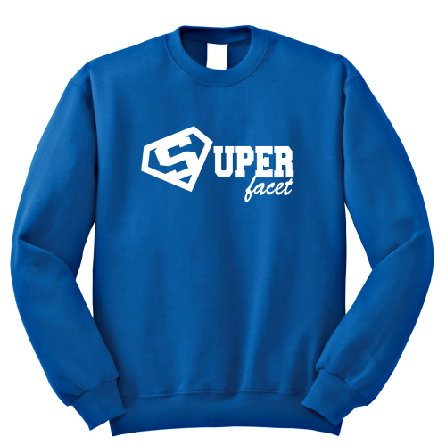 Bluza SUPERFACET dla par zakochanych dla Niego dwojga pomysł prezent walentynki rocznica z nadrukiem napisami