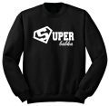 bluza SUPERBABKA dla par zakochanych dla niej dwojga prezent walentynki rocznica z nadrukiem napisami czarna.png