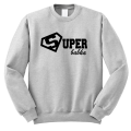 bluza SUPERBABKA dla par zakochanych dla niej dwojga prezent walentynki rocznica z nadrukiem napisami szara.png