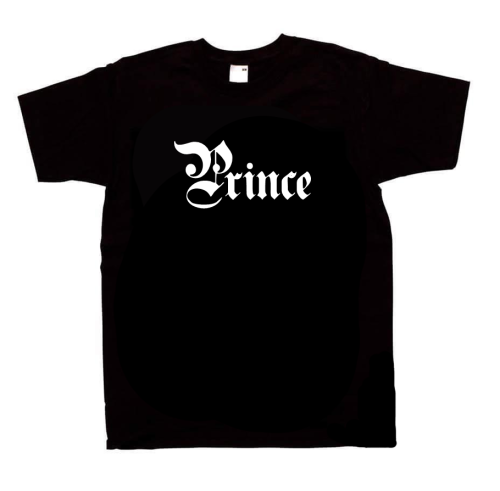 Koszulka męska DLA PAR ZAKOCHANYCH PRINCE książę gotycka gotyk dla Niego prezent walentynki rocznica z nadrukiem napisem