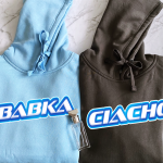 Bluzy z kapturem dla par zakochanych CIACHO BABKA komplet z napisami nadrukiem śmieszne zestaw walentynki rocznica prezent kangurki damska męska