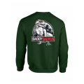Bluza męska DADDYSAURUS dla par zakochanych dla niego prezent dzień ojca taty walentynki rocznica z nadrukiem napisami śmieszna zabawna butelkowozielona.png
