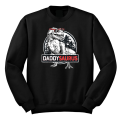 Bluza męska DADDYSAURUS dla par zakochanych dla niego prezent dzień ojca taty walentynki rocznica z nadrukiem napisami śmieszna zabawna czarna.png