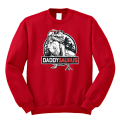 Bluza męska DADDYSAURUS dla par zakochanych dla niego prezent dzień ojca taty walentynki rocznica z nadrukiem napisami śmieszna zabawna czerwona.png