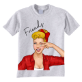 KOSZULKA dla przyjaciółek z nadrukiem best FRIENDS bff dziewczyna rysunek popart z napisem pomysł na prezent przyjaciółki szara.png