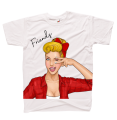 KOSZULKA dla przyjaciółek z nadrukiem best FRIENDS bff dziewczyna rysunek popart z napisem pomysł na prezent przyjaciółki biała.png