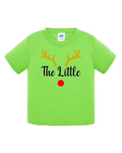 Koszulka dziecięca THE LITTLE REINDEER boże narodzenie święta świąteczna bluzka dziecko rodzinna gwiazdka śmieszna zabawna renifer dla rodziny