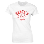 Koszulka damska SANTA'S HO boże narodzenie święta świąteczna bluzka dla niej gwiazdka śmieszna zabawna 