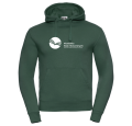 bluza szkolna uczelnia Akademia Nauk Stosowanych w Szczecinie butelkowozielona z kapturem z haftem.png