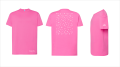 Koszulka z nadrukiem MOVE ARTE CUKIERKI krótki rękaw bawełniana koszulka unisex azalea.png