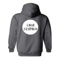LOGO ZESPOŁU BLUZA Z KAPTUREM MĘSKA CIEMNOSZARY TYŁ.png