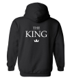 the king bluza z kaptuem z nadrukiem męska dla par zakochanych dla niego czarna tył.png